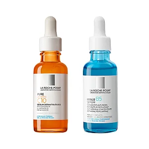 Kit La Roche Posay Vitamina C Pieles Sensibles - Pure Vitamin C10+ Hyalu B5 la roche posay Colombia