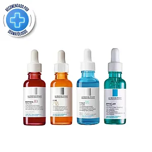 Kit Completo Serums Retinol B3, Pure Vitamin C, Hyalu B5, Effaclar la roche posay Colombia