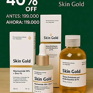 ACIDO GLICOLICO AL 7% + NIACINAMIDE AL 10% SKIN GOLD Skin Gold Colombia