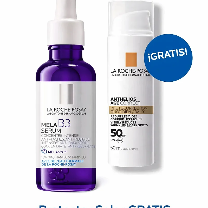 Kit Antimanchas Mela B3 + Protector Solar Anthelios Age Correct SPF 50 la roche posay — imagen principal