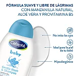 Shampoo Cetaphil Bebe Piel Delicada 400ml imagen 4