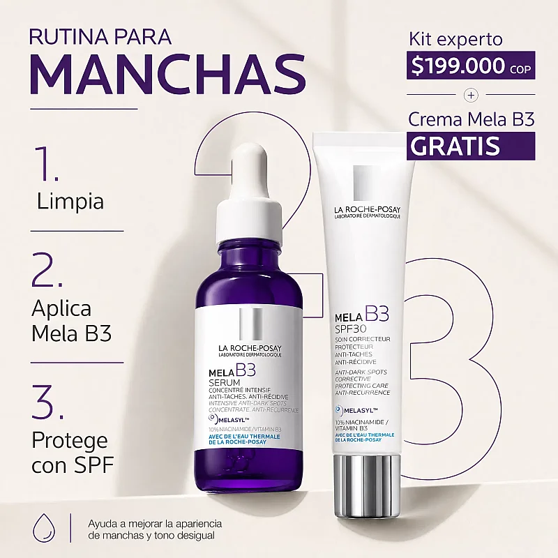 Kit anti manchas mela b3 serum y crema 30ml 40ml la roche posay — imagen principal
